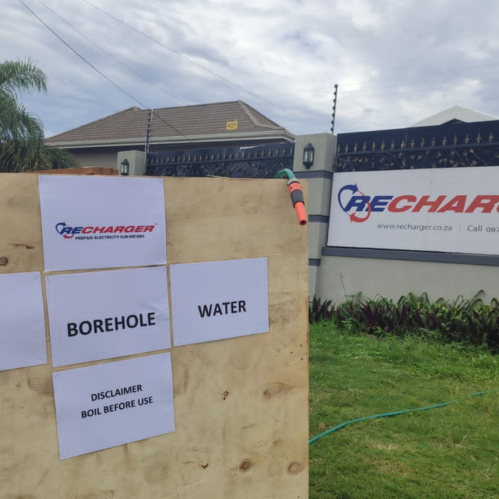 Free borehole water provided to Westville residents after the flooding in Durban